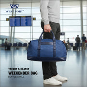 West Port Trendy & Classy Weekender Duffle Bag – Premium Travel Companion