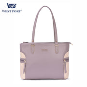 West Port Premium Tote Handbag for Women (WP-BOSS-BELLE-PEACH)