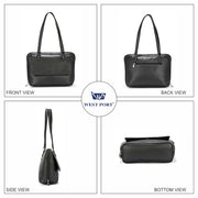 West Port Premium Shoulder Handbag for Women (WP-LINEA-BLACK)