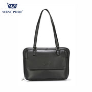 West Port Premium Shoulder Handbag for Women (WP-LINEA-BLACK)