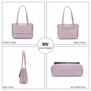 West Port Premium Shoulder Handbag for Women (WP-LINEA-PEACH)