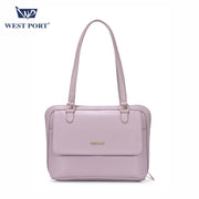 West Port Premium Shoulder Handbag for Women (WP-LINEA-PEACH)