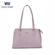 West Port Premium Tote Handbag for Women (WP-URBAN-GRACE-PEACH)