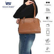 West Port Premium Tote Handbag for Women (WP-URBAN-GRACE-TAN)