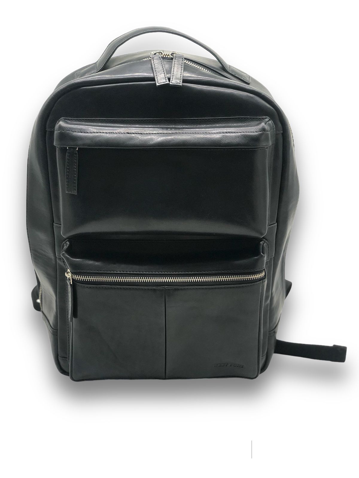 West Port Premium Leather Backpack (M-BG-ISC-01-BLACK)